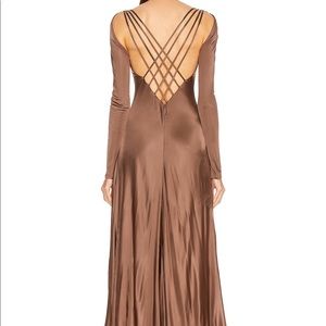 Cult Gaia Lattice back dress